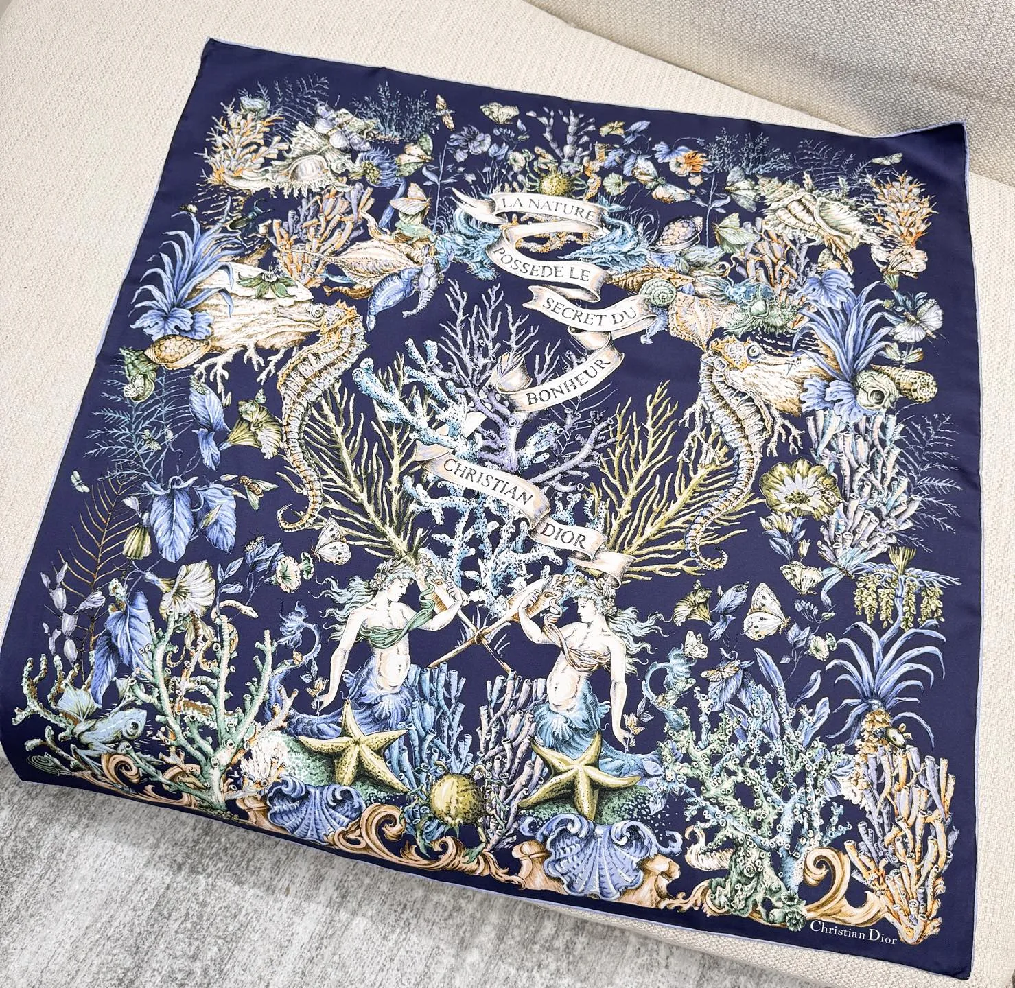 CHRISTIAN DIOR Женский платок из шелка CHRISTIAN DIOR Женский платок из шелка