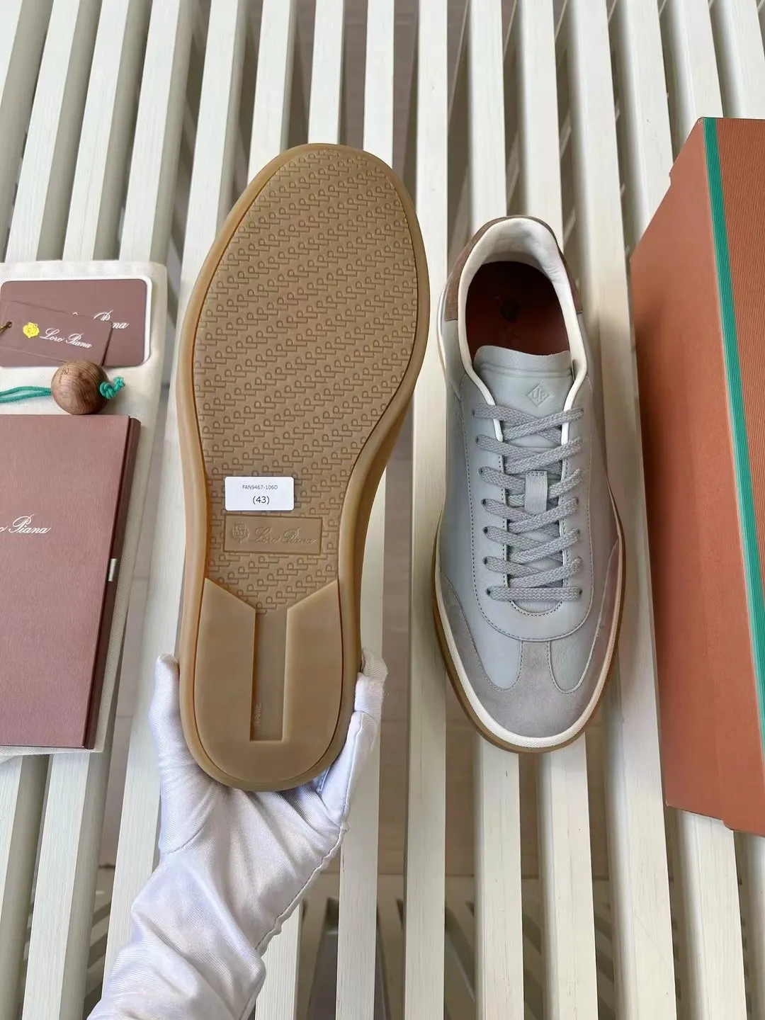 LORO PIANA Мужские кеды Tennis Walk