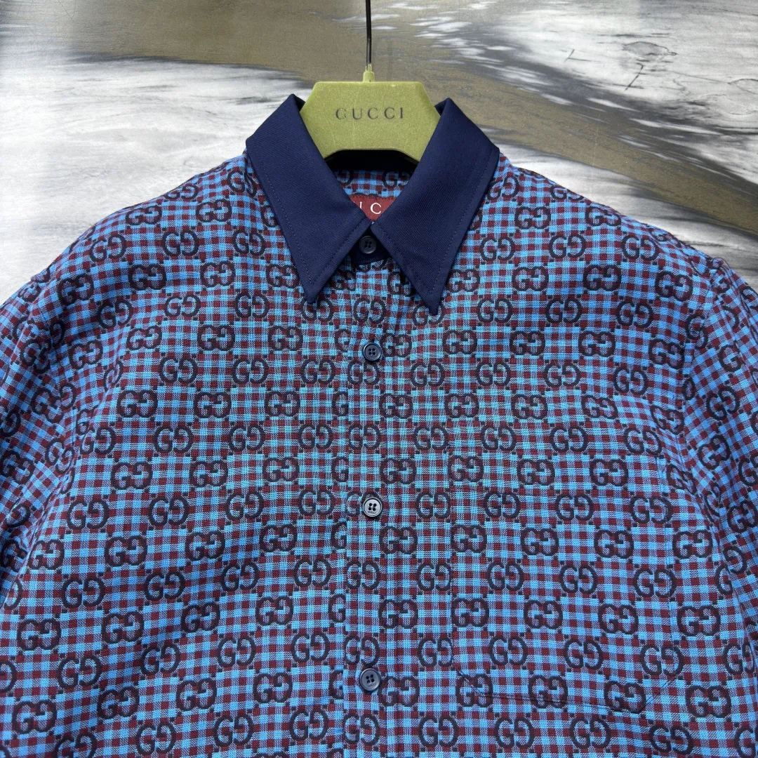 GUCCI Мужская рубашка с узором