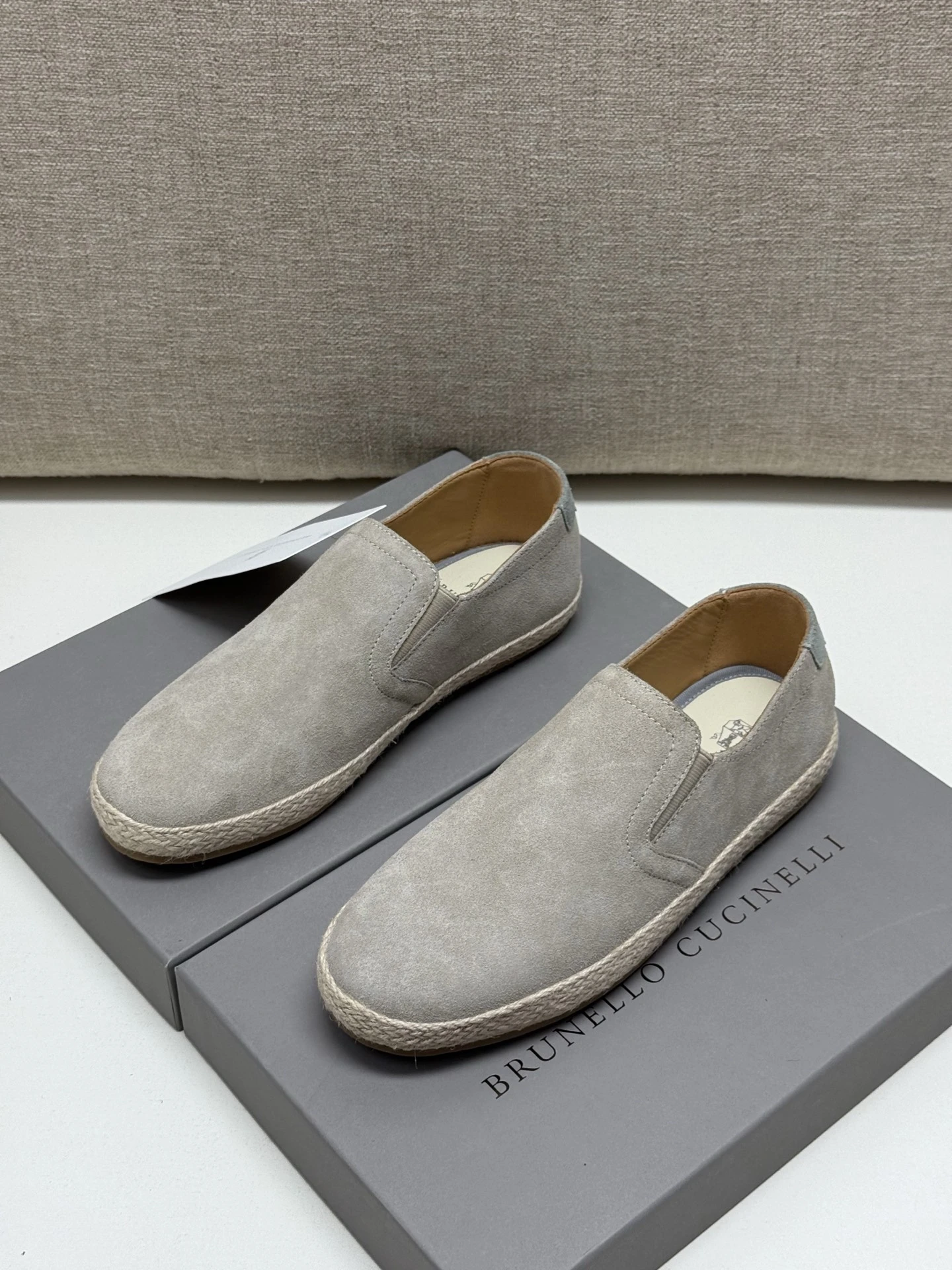 BRUNELLO CUCINELLI Мужские мокасины без шнуровки