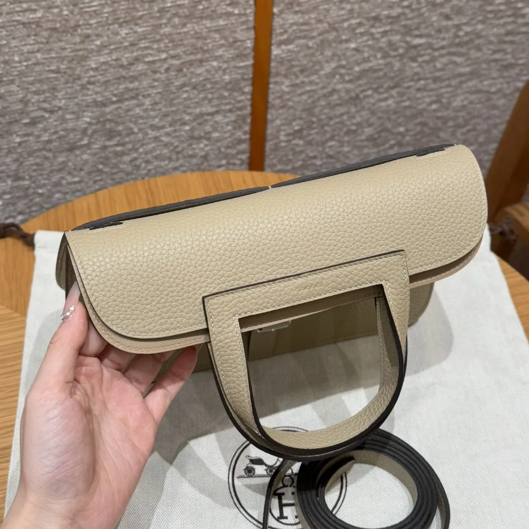 HERMES Женская сумка Halzan 25 см S2 Clemence HERMES Женская сумка Halzan 25 см S2 Clemence