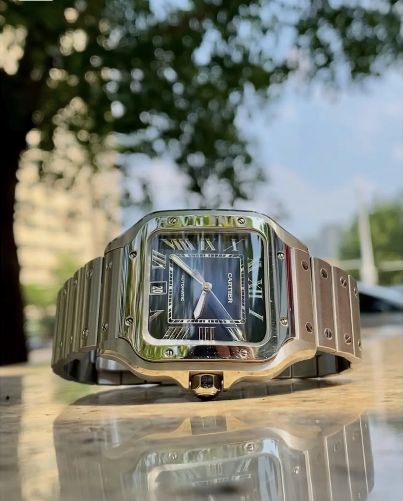 CARTIER Мужские часы Santos WSSA0030 CARTIER Мужские часы Santos WSSA0030