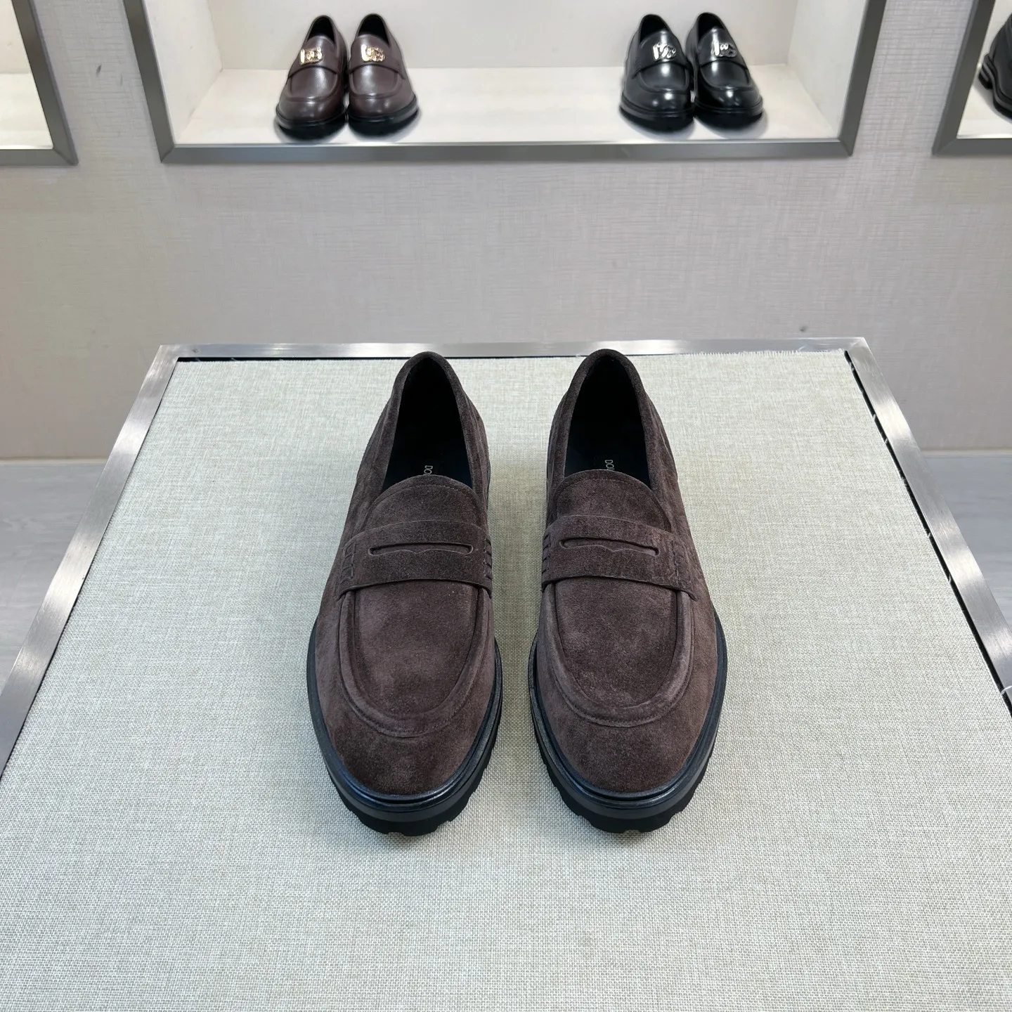 DOLCE & GABBANA Мужские лоферы коровья кожа