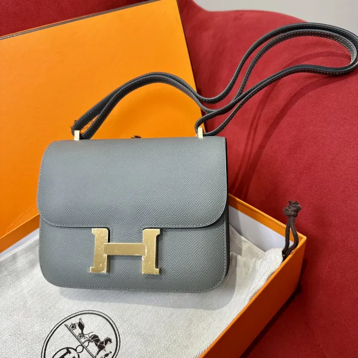 Hermes Женская сумка Constance 19 см 63 Epsom