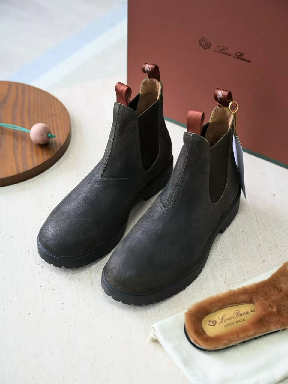 LORO PIANA Мужские ботинки 