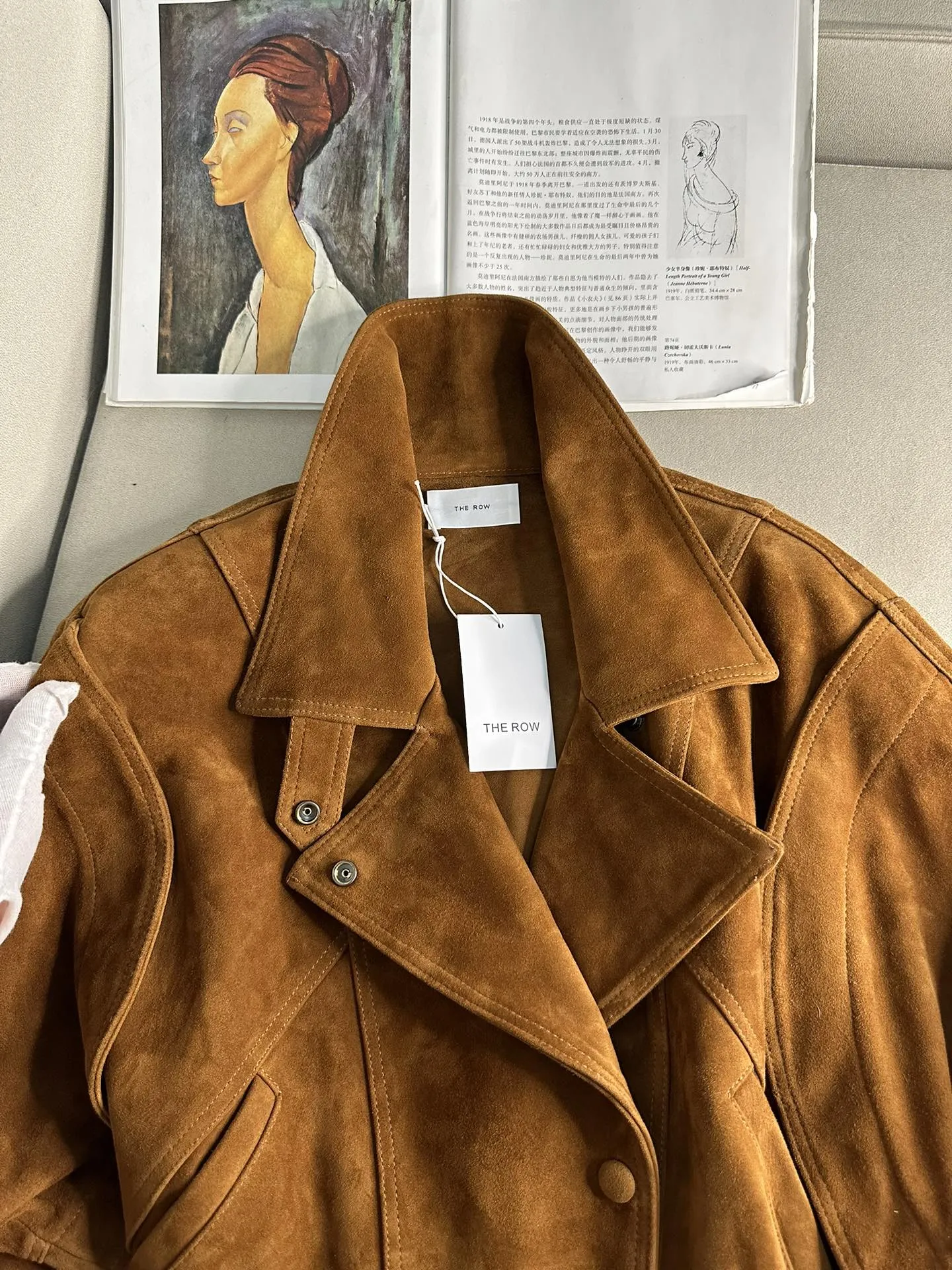 THE ROW Женский жакет из замши