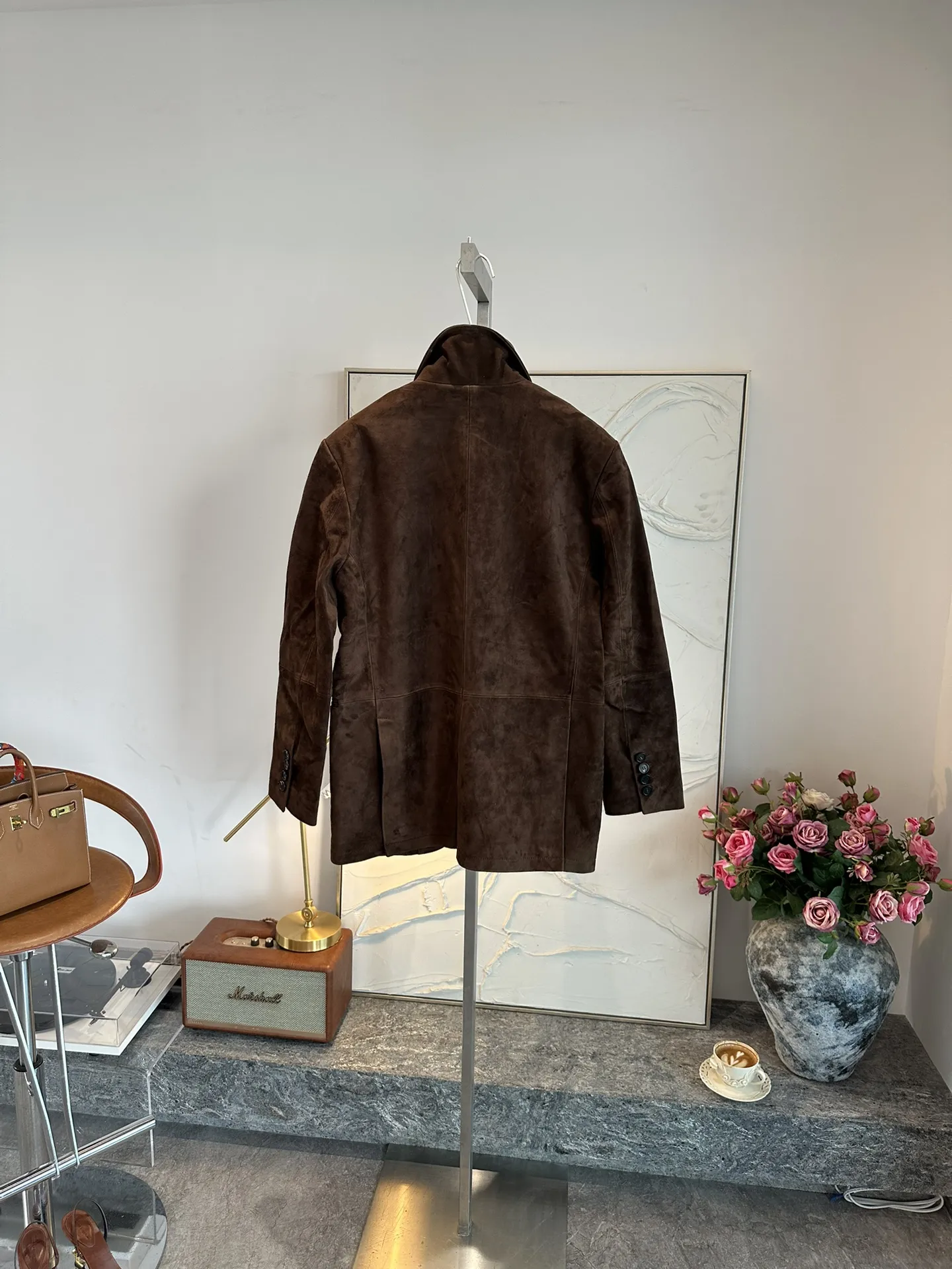 BRUNELLO CUCINELLI Женский жакет из замши BRUNELLO CUCINELLI Женский жакет из замши