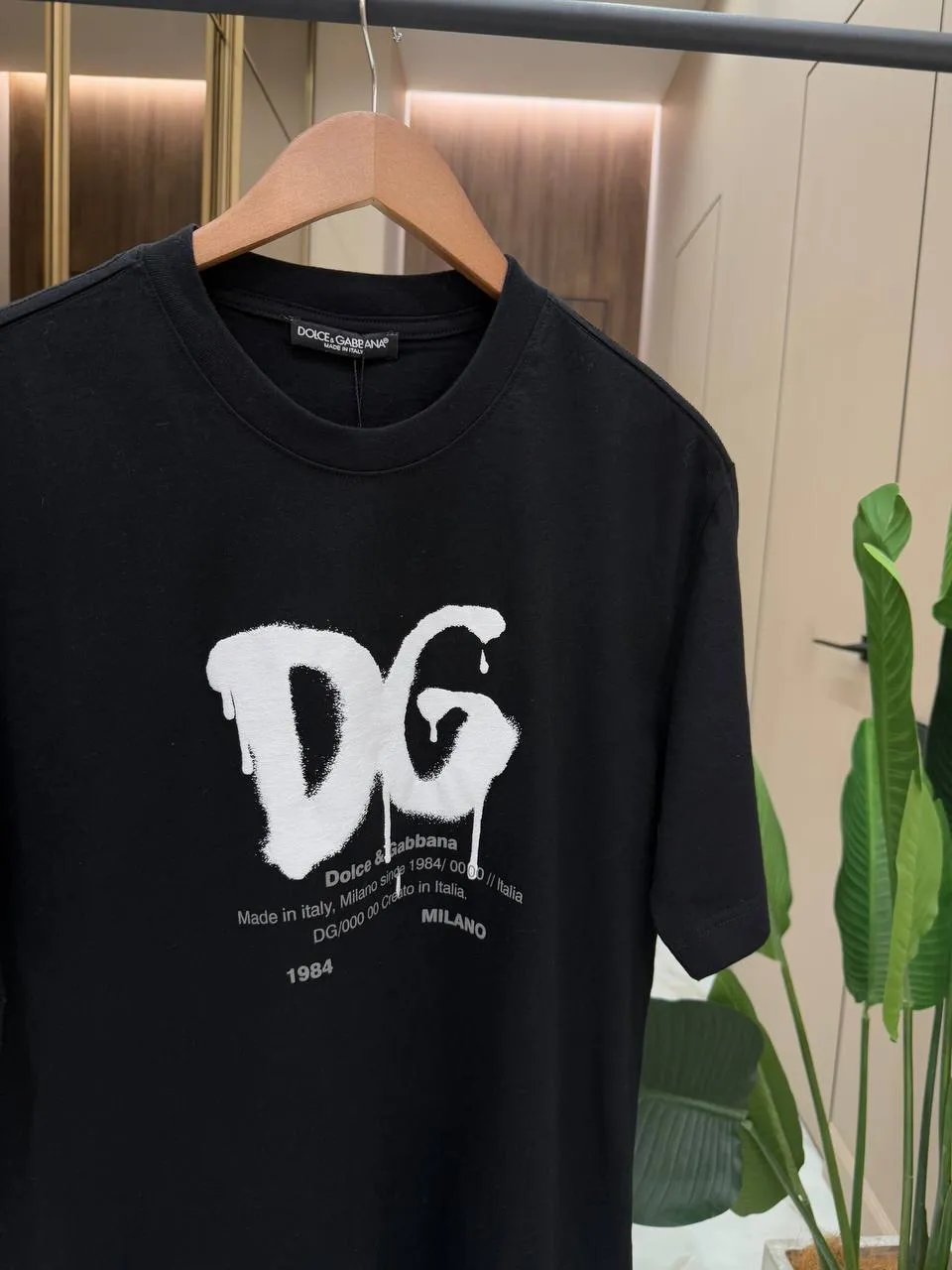 DOLCE & GABBANA Мужская футболка с принтом DOLCE & GABBANA Мужская футболка с принтом