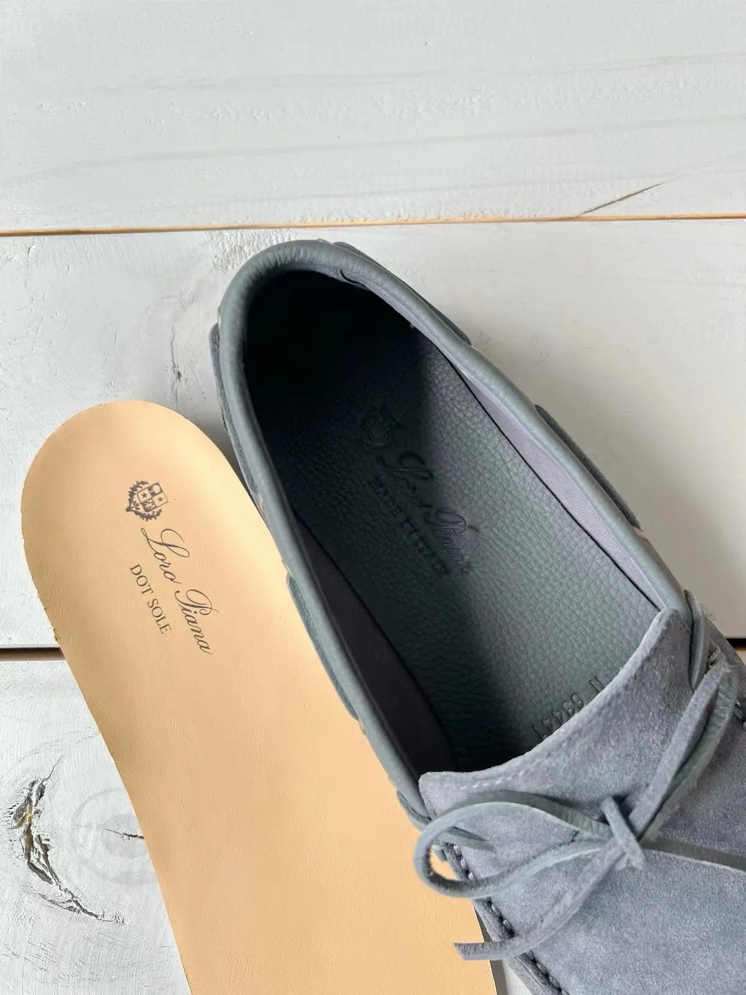 LORO PIANA Мужские мокасины с точечной подошвой