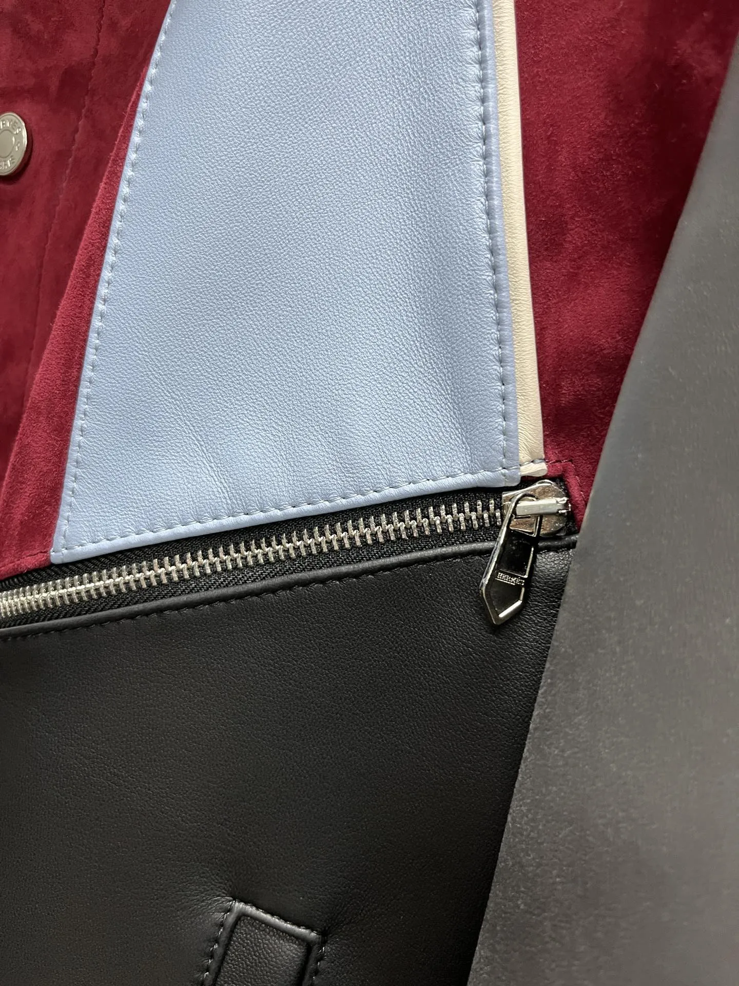 HERMES Мужская кожаная куртка HERMES Мужская кожаная куртка