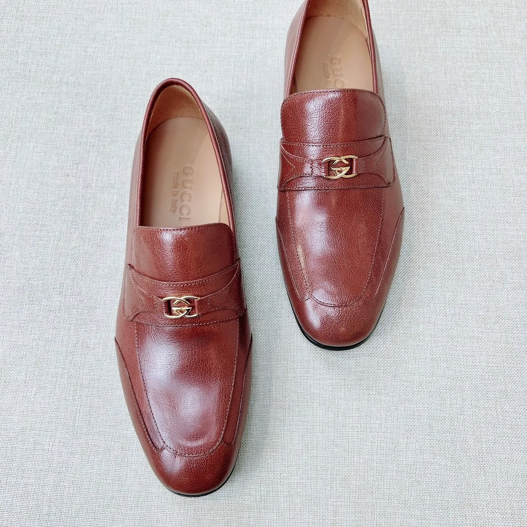 GUCCI Мужские лоферы из овечьей кожи GUCCI Мужские лоферы из овечьей кожи