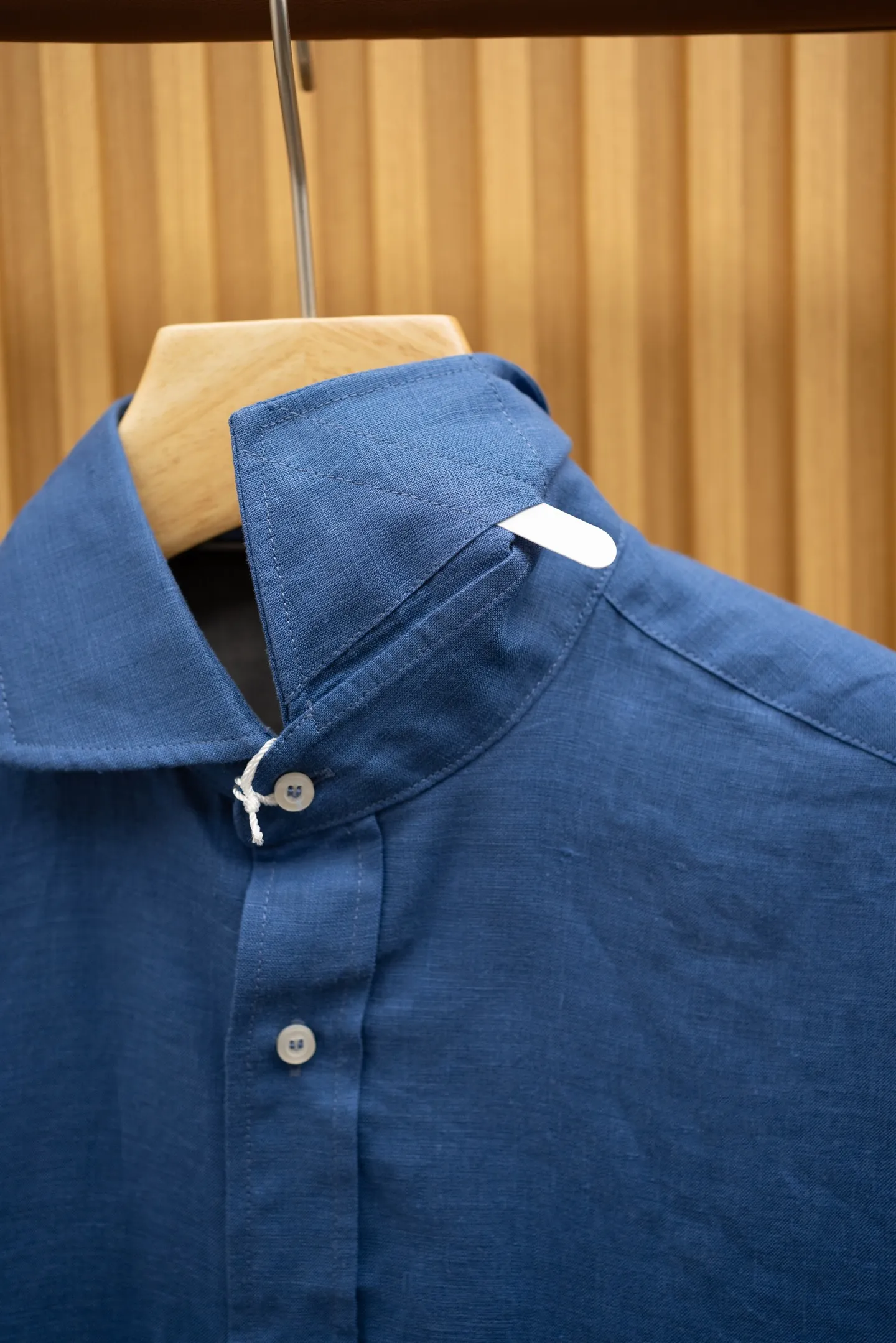 BRUNELLO CUCINELLI Мужская льняная рубашка