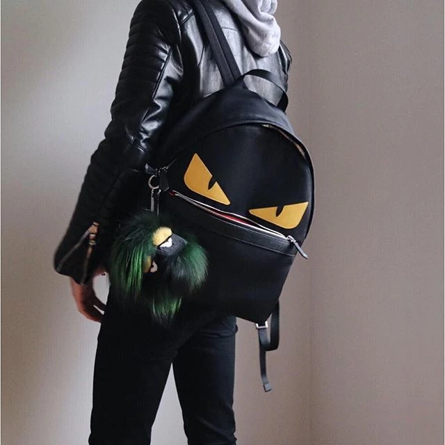 FENDI Мужской рюкзак с аппликацией Bag Bugs FENDI Мужской рюкзак с аппликацией Bag Bugs