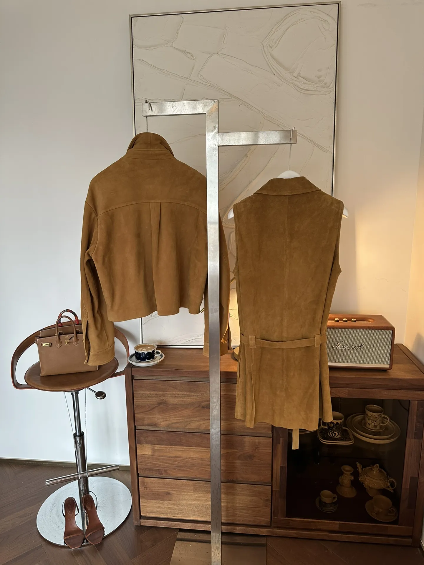 MIU MIU Женское платье из замши MIU MIU Женское платье из замши