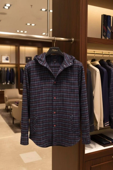 KITON Мужская рубашка в полоску