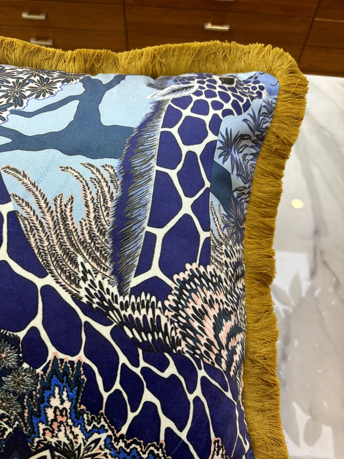 HERMES Подушка из бархата HERMES Подушка из бархата