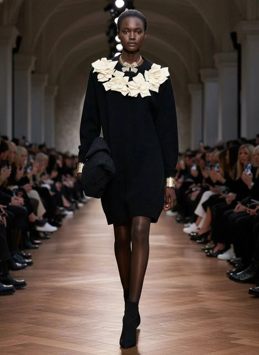 CHANEL Женское трикотажное платье CHANEL Женское трикотажное платье