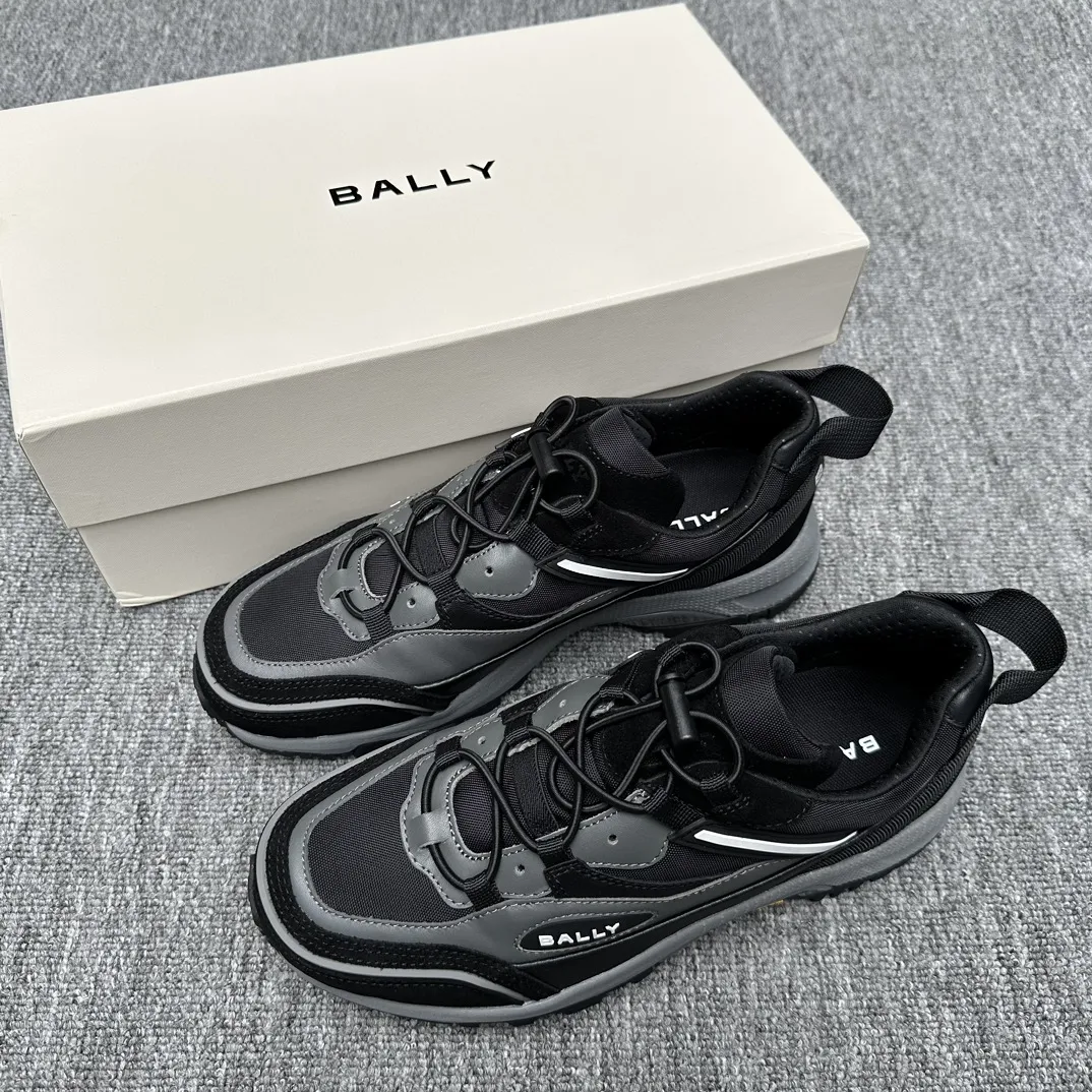 BALLY Мужские кроссовки пэчворк-дизайн
