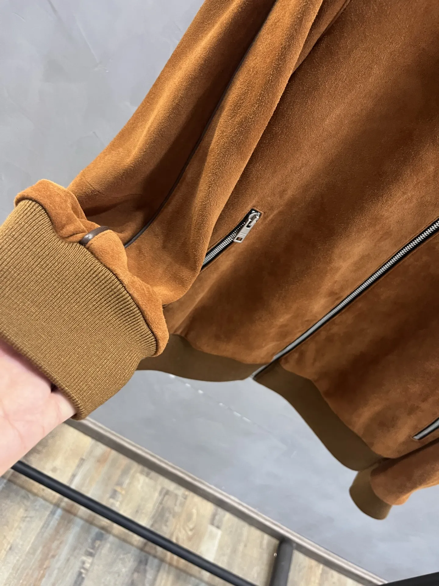 PRADA Мужская куртка из замши PRADA Мужская куртка из замши