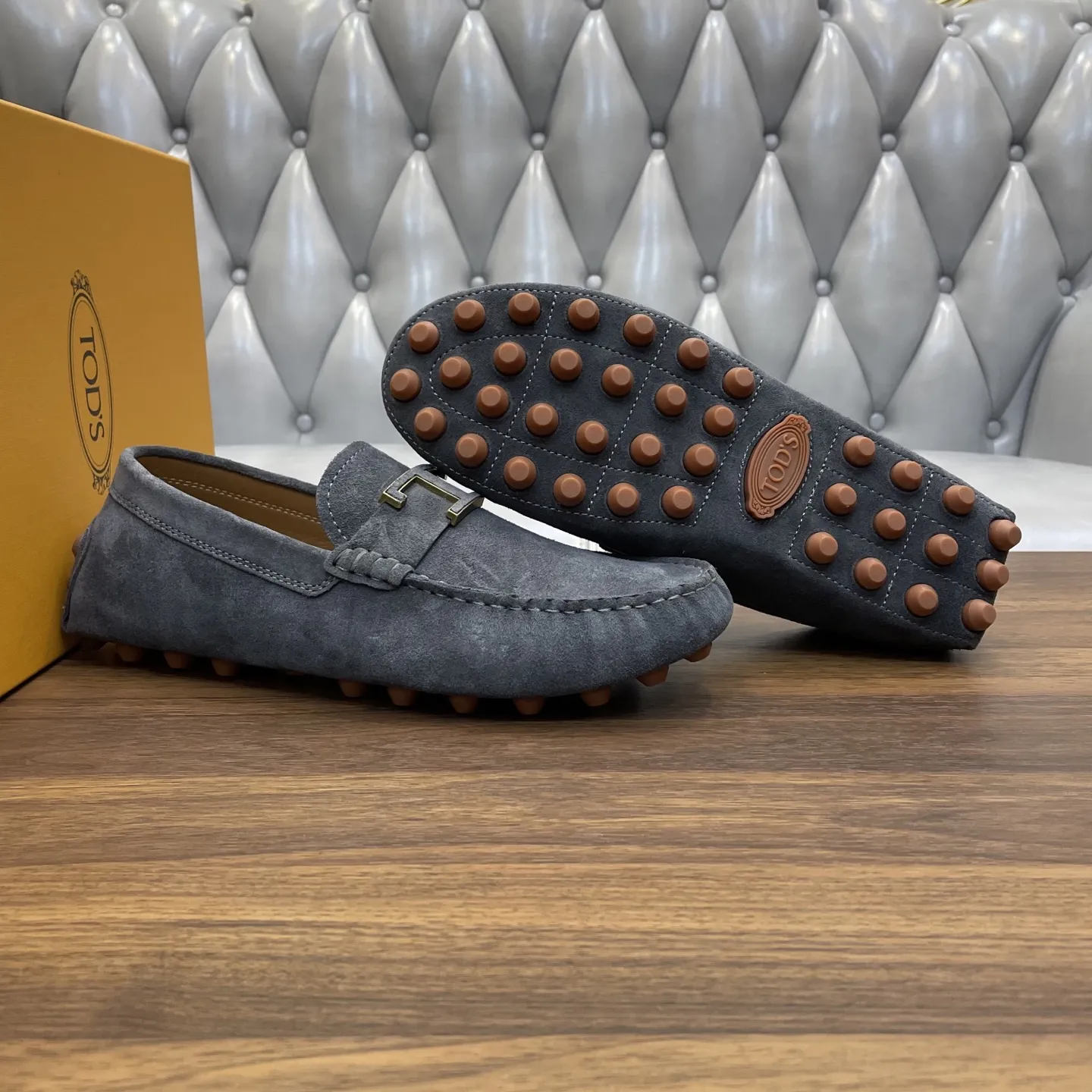 TOD'S Мужские мокасины из коровьей кожи TOD'S Мужские мокасины из коровьей кожи