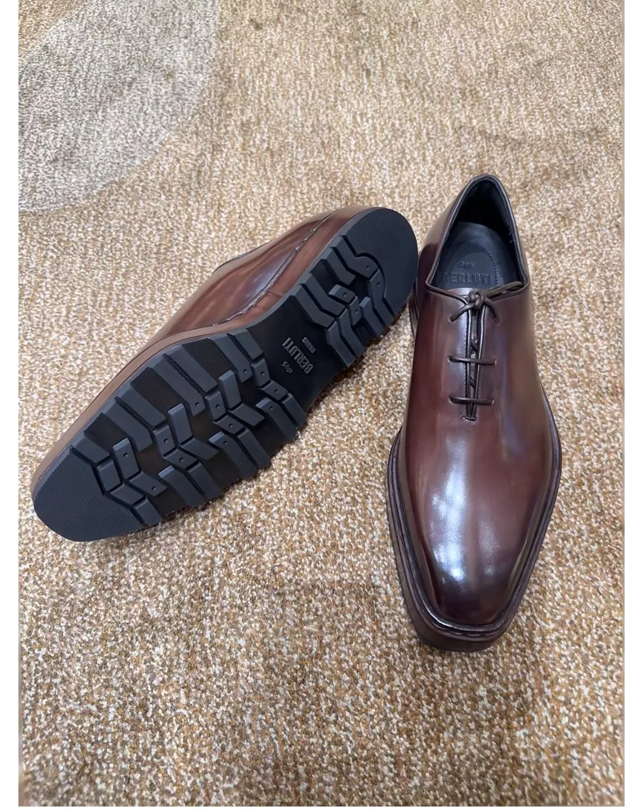 BERLUTI Мужские кожаные туфли оксфорды BERLUTI Мужские кожаные туфли оксфорды