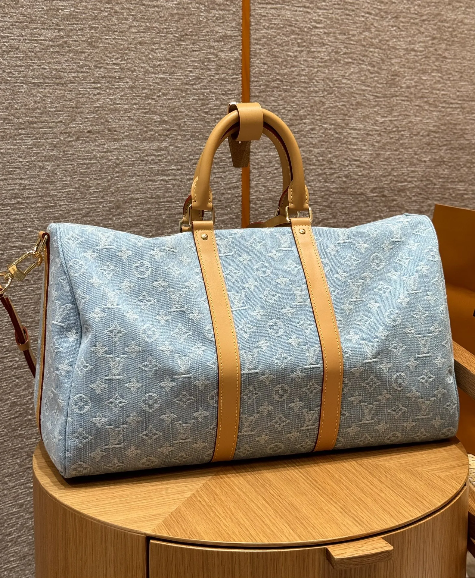 LOUIS VUITTON Дорожная сумка деним LOUIS VUITTON Дорожная сумка деним