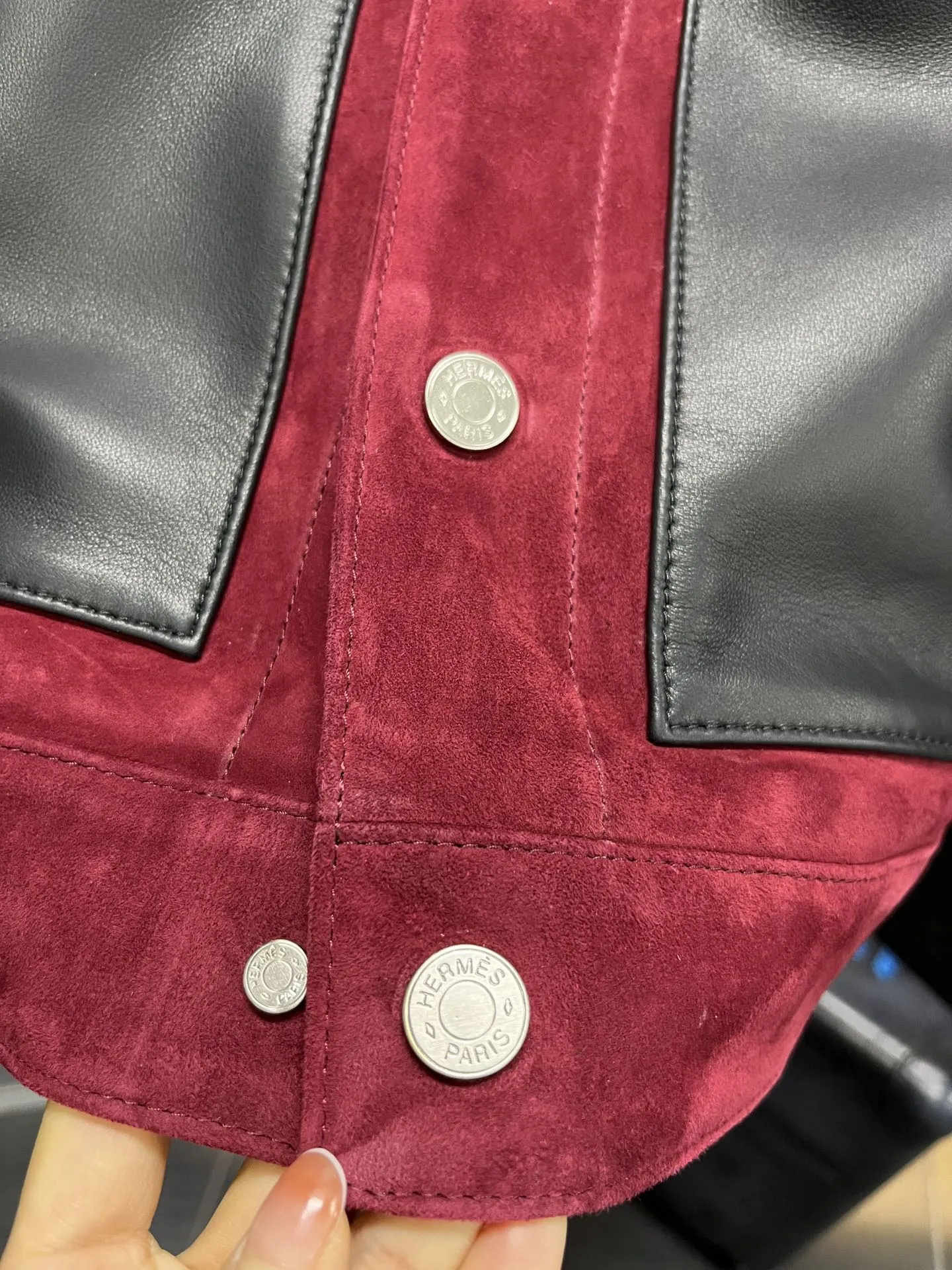 HERMES Мужская кожаная куртка HERMES Мужская кожаная куртка