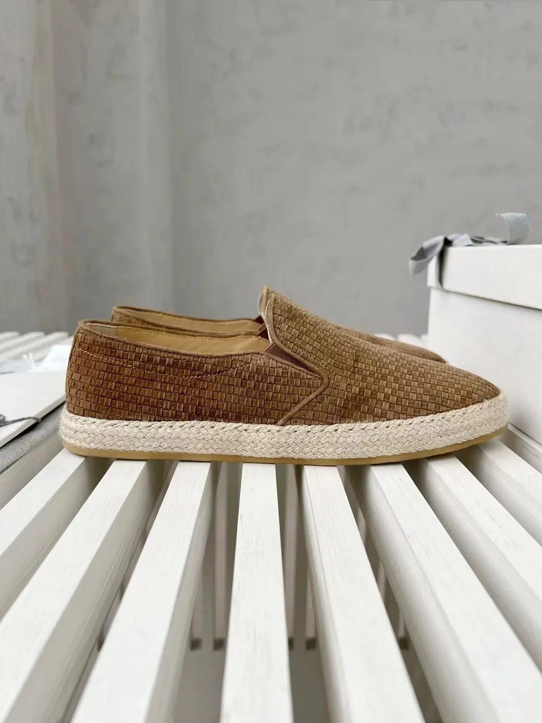 BRUNELLO CUCINELLI Мужские слипоны