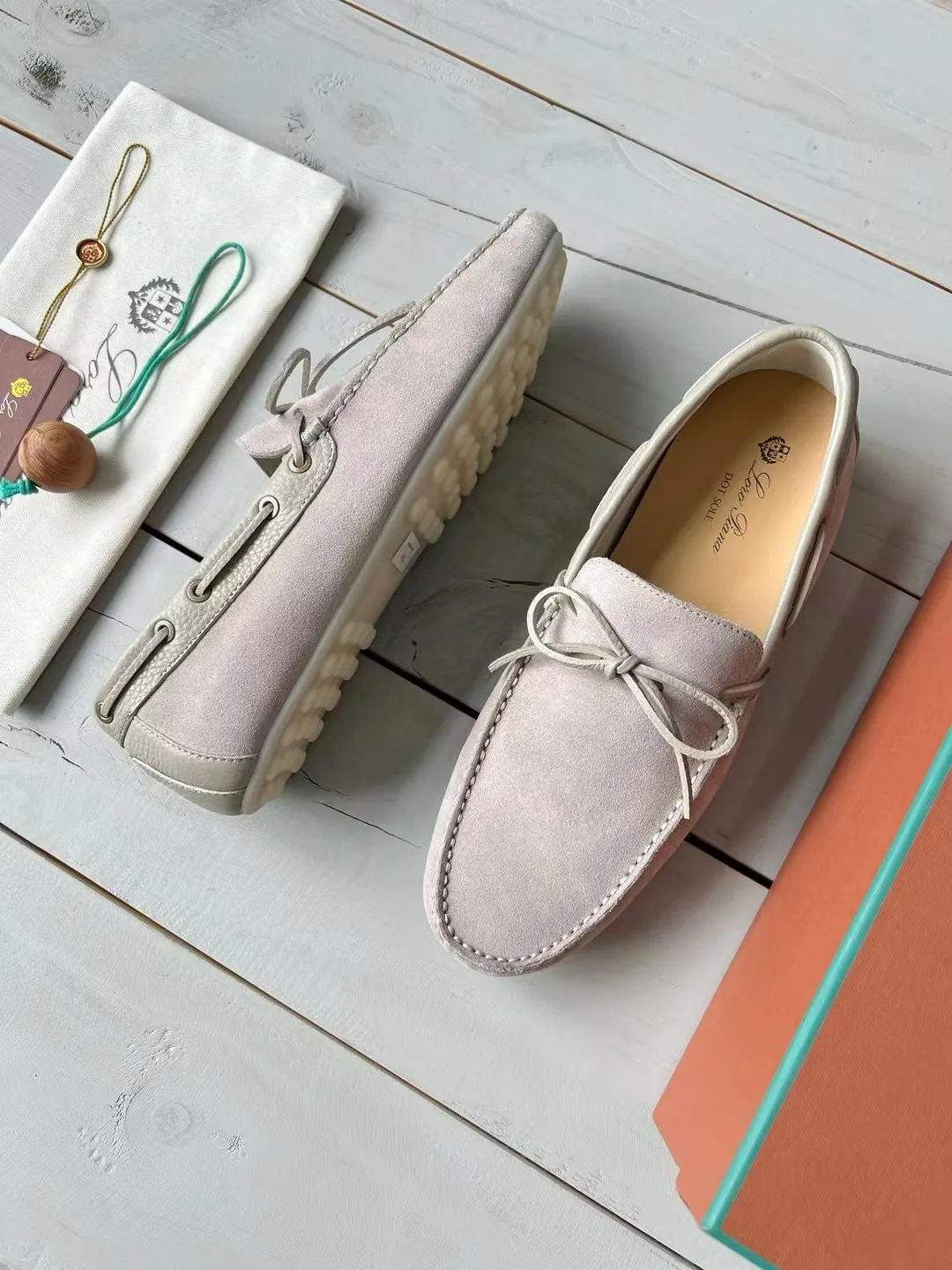 LORO PIANA Мужские мокасины с точечной подошвой LORO PIANA Мужские мокасины с точечной подошвой