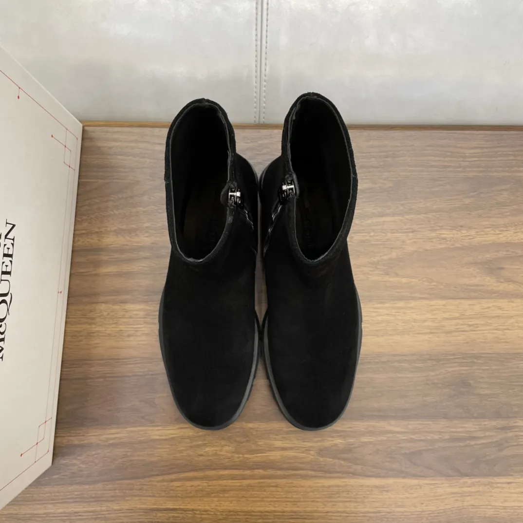 ALEXANDER MCQUEEN Мужские ботинки из воловьей кожи