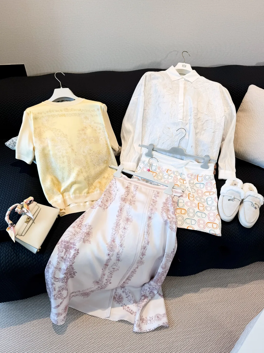 HERMES Женская юбка шёлк HERMES Женская юбка шёлк