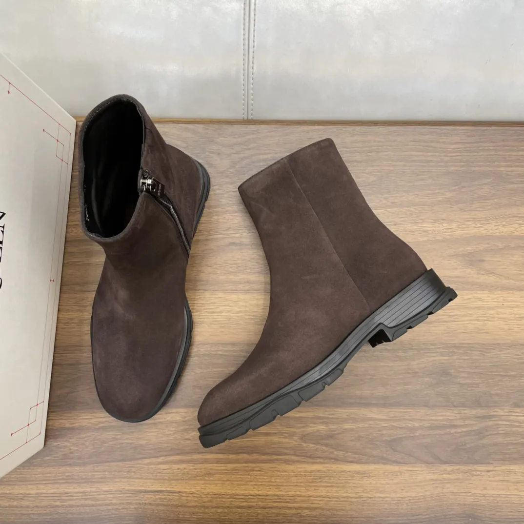 ALEXANDER MCQUEEN Мужские ботинки из воловьей кожи