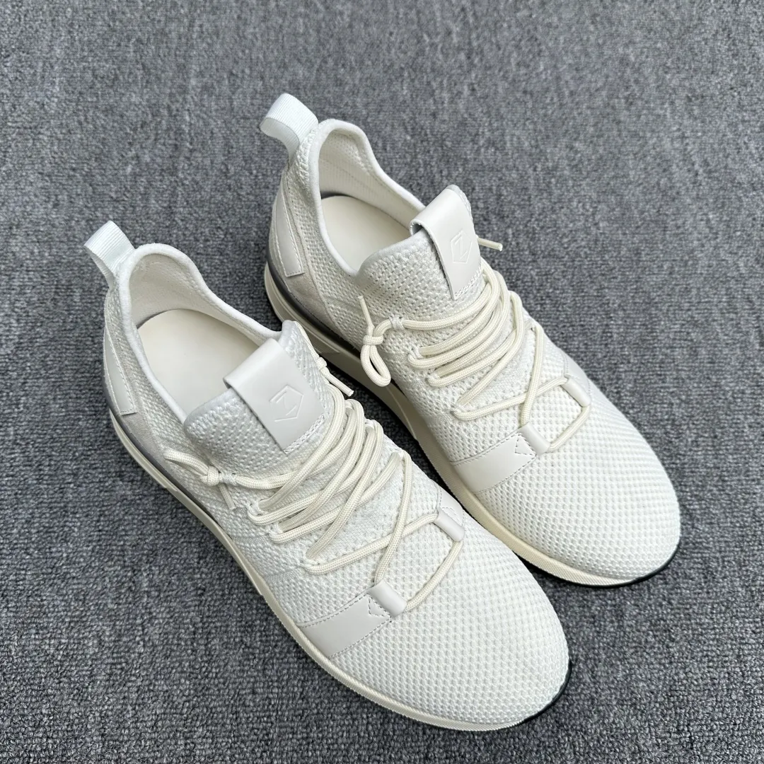 ERMENEGILDO ZEGNA Мужские кроссовки коровья кожа с минималистичным дизайном