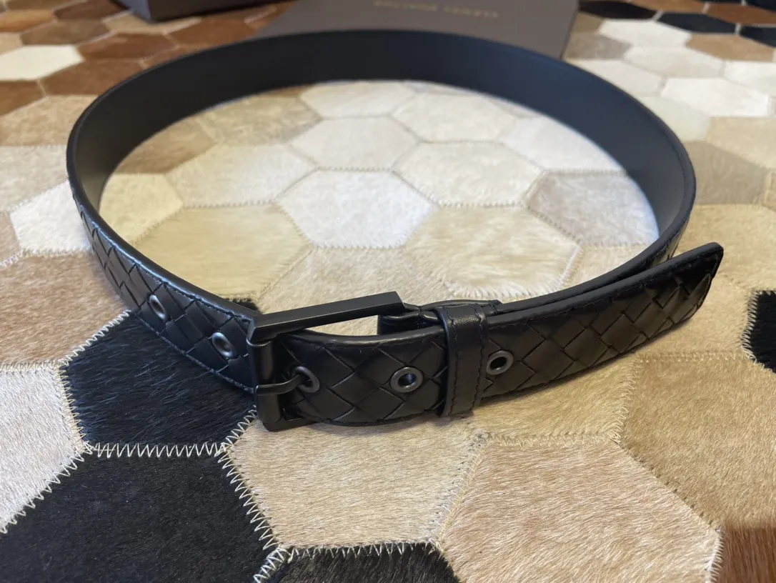 BOTTEGA VENETA Мужской ремень плетение интреччо BOTTEGA VENETA Мужской ремень плетение интреччо