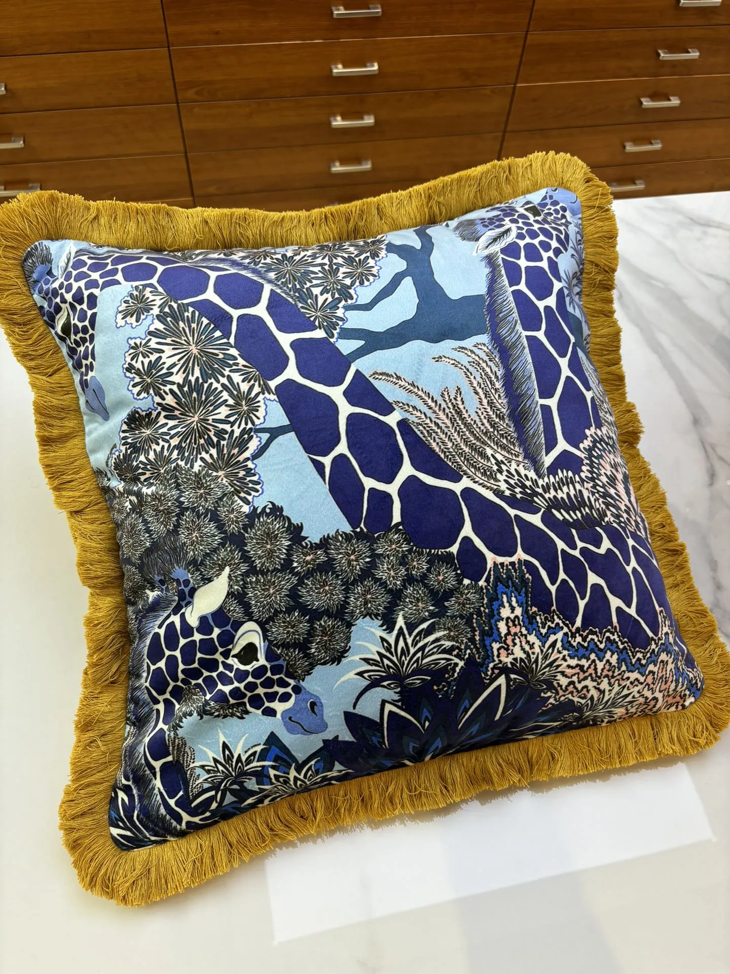 HERMES Подушка из бархата HERMES Подушка из бархата