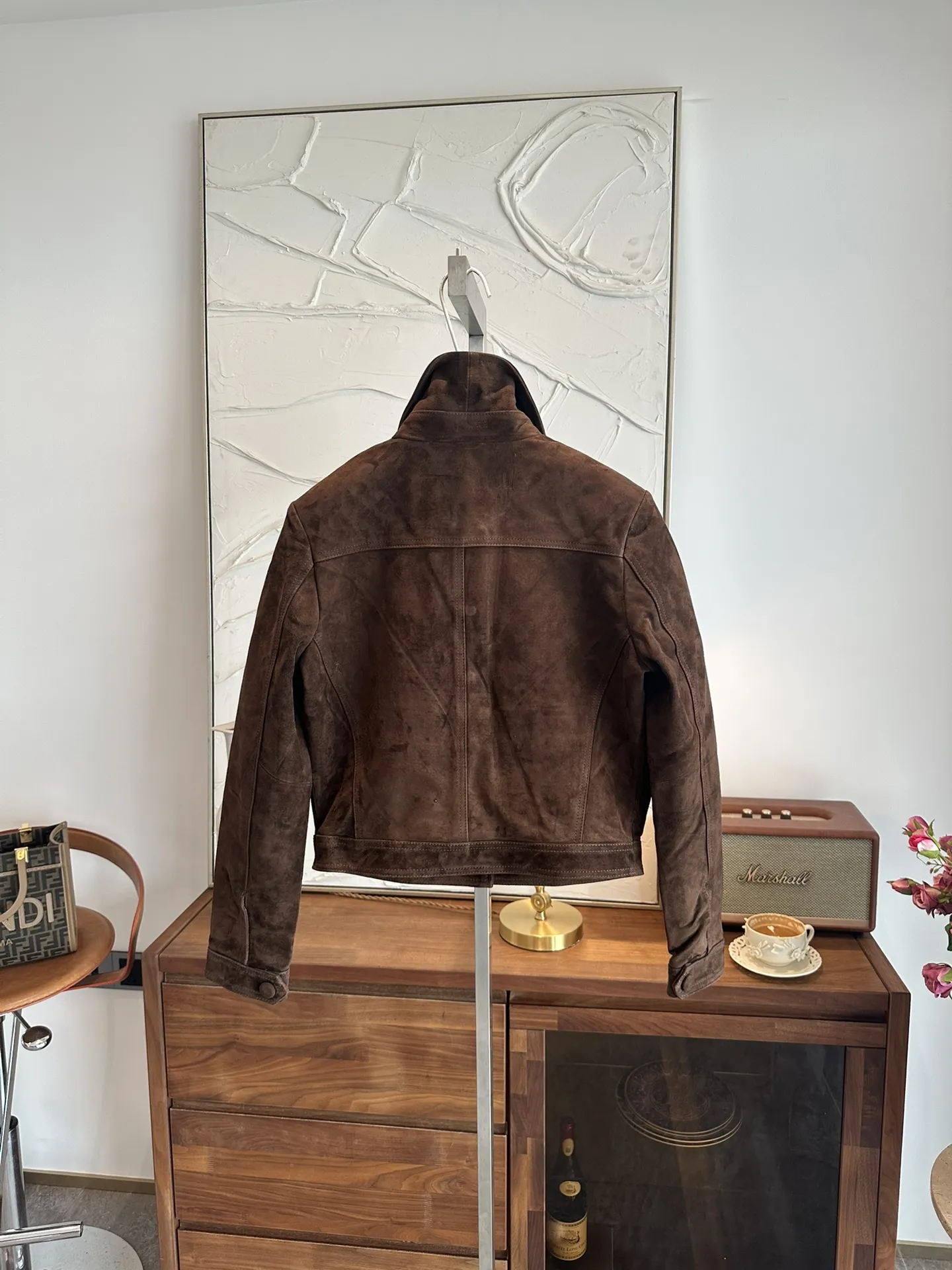 CELINE Женский жакет из замши CELINE Женский жакет из замши