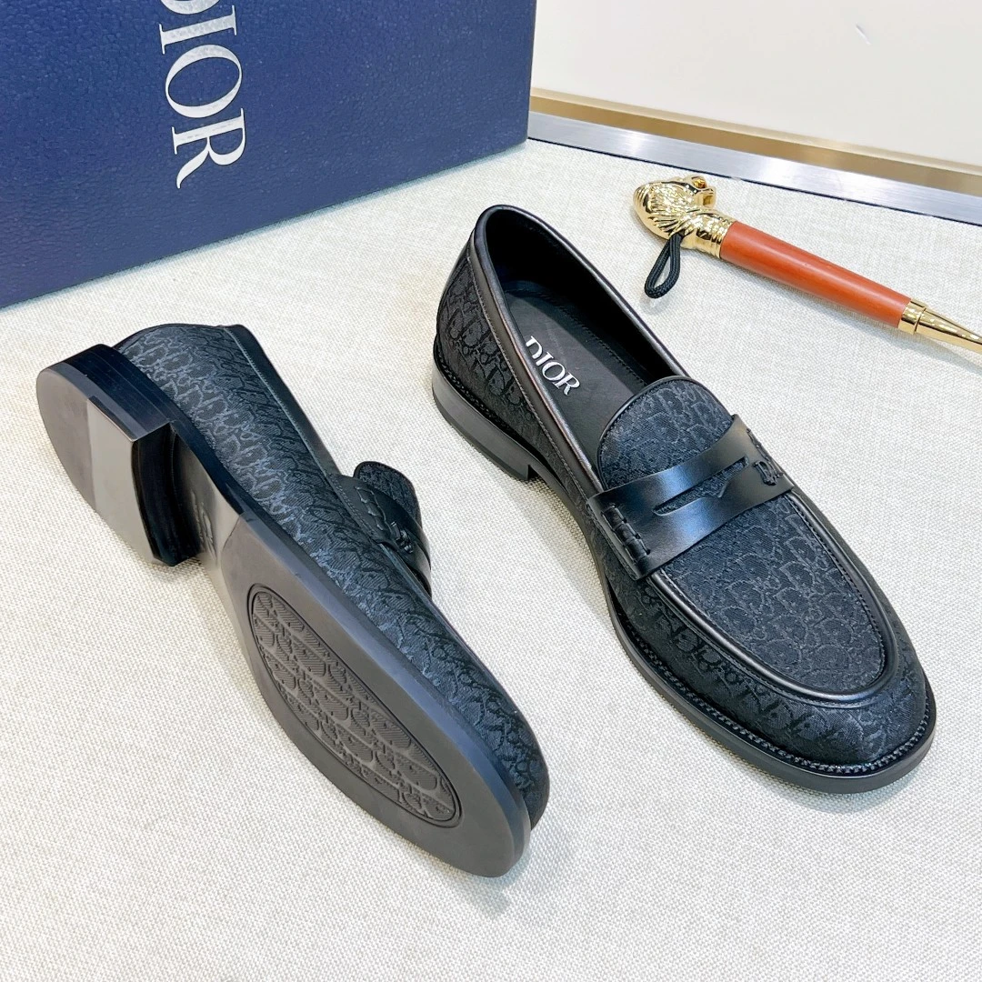 CHRISTIAN DIOR Мужские мокасины Oblique CHRISTIAN DIOR Мужские мокасины Oblique