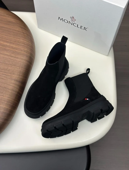 MONCLER Мужские ботинки из коровьей кожи