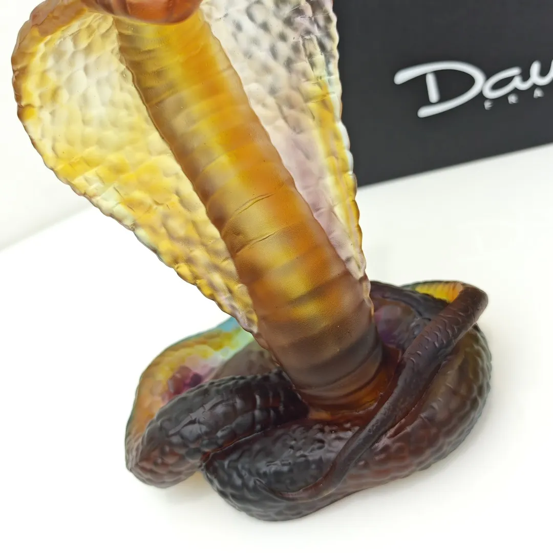 DAUM Хрустальный орнамент кобра