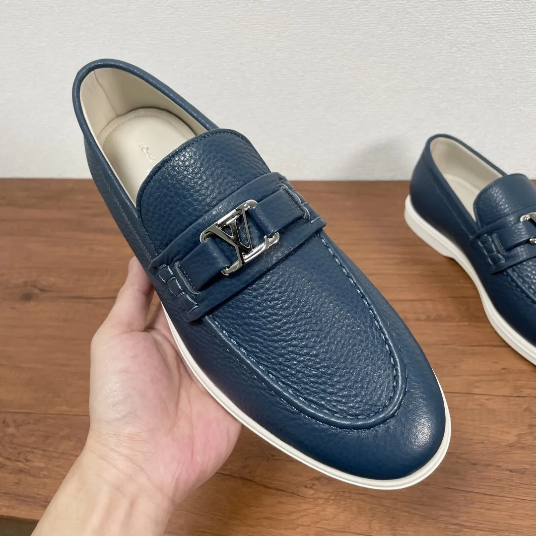 LOUIS VUITTON Мужские лоферы из телячьей кожи