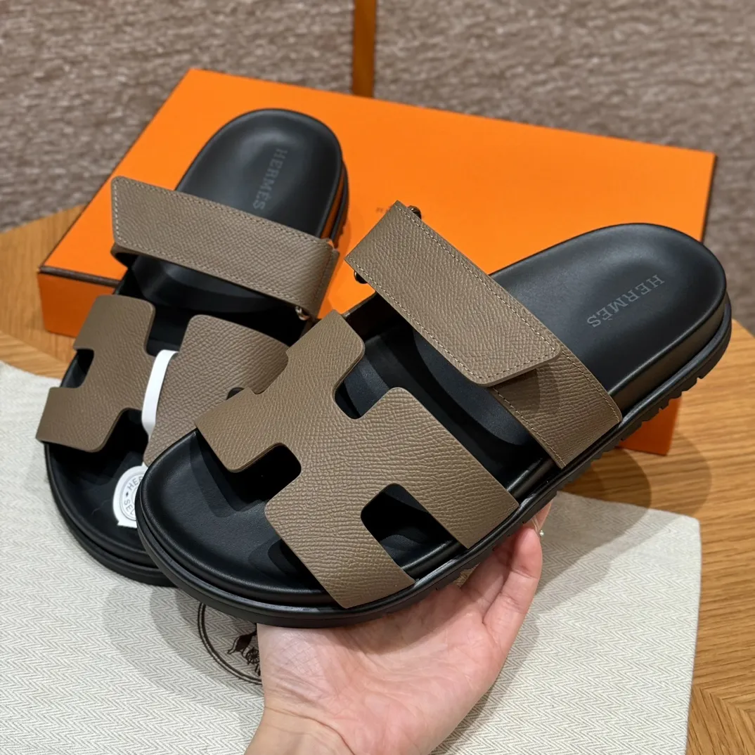 HERMES Женские сандалии Chypre Epsom