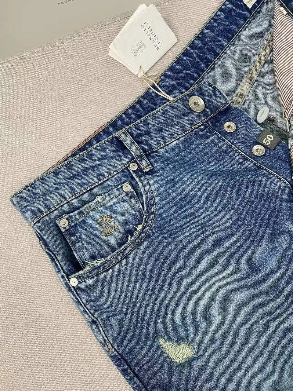 BRUNELLO CUCINELLI Мужские джинсы