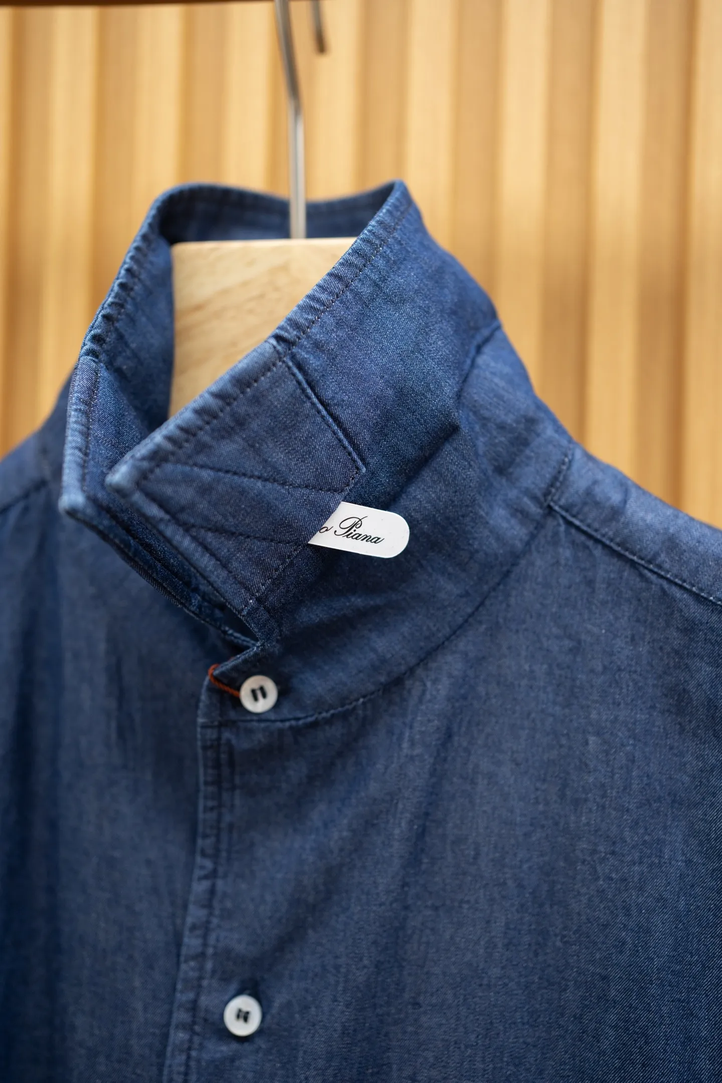 LORO PIANA Мужская рубашка из денима