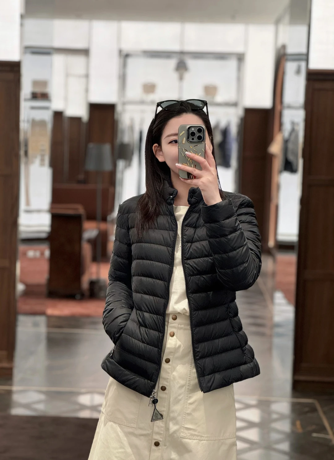 MONCLER Женский пуховик Igelle 