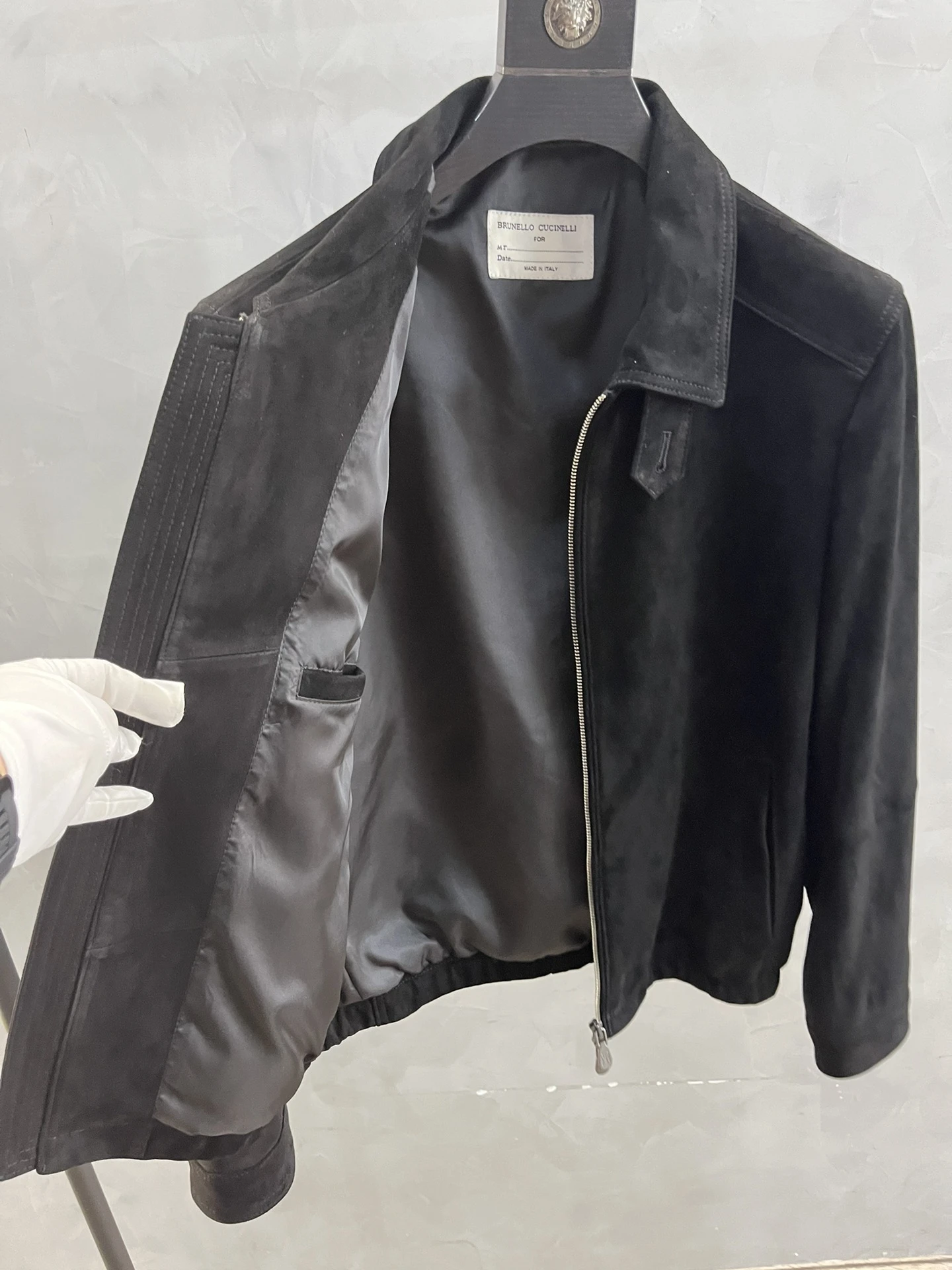 BRUNELLO CUCINELLI Мужская куртка из замши BRUNELLO CUCINELLI Мужская куртка из замши