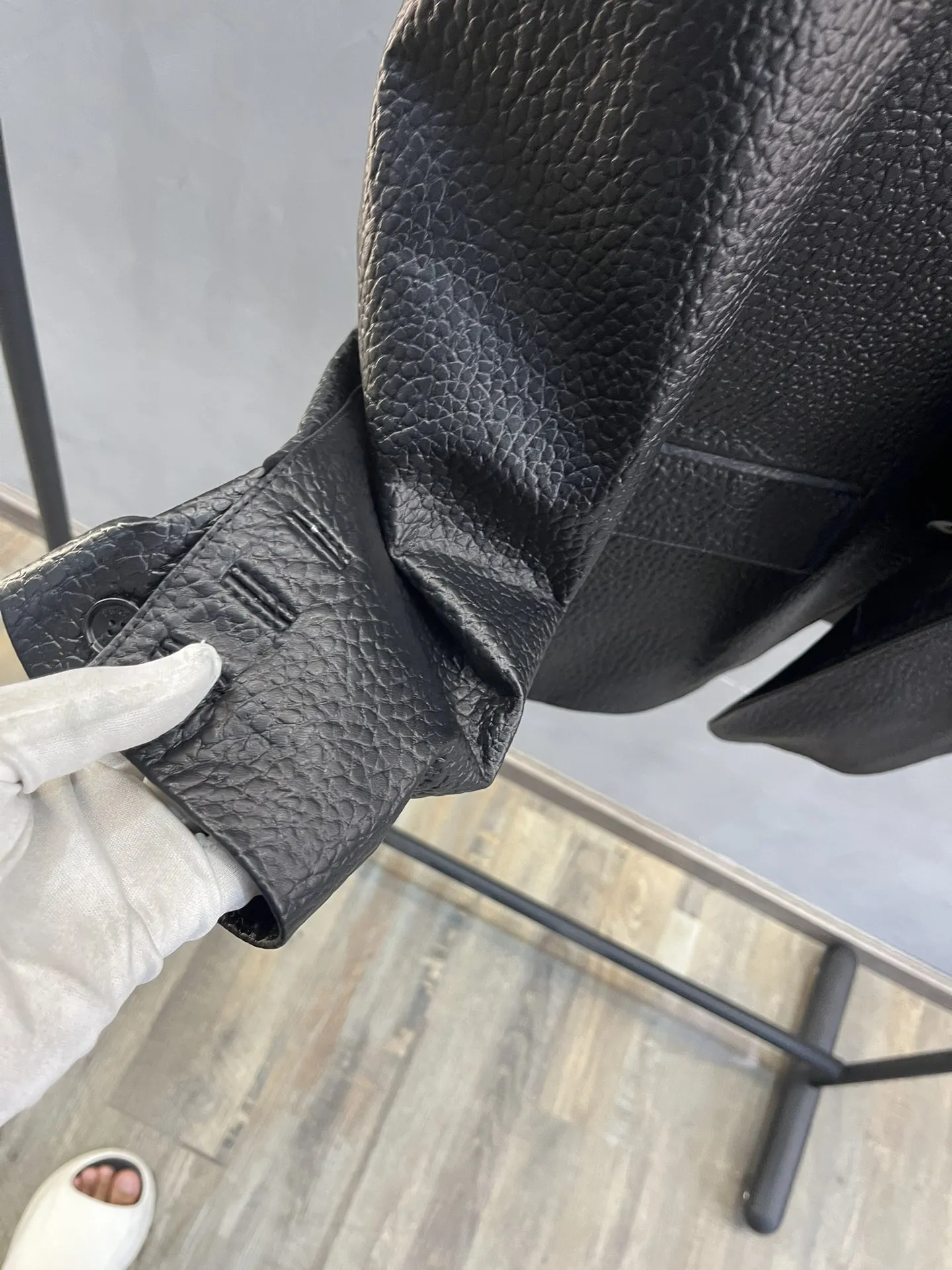 PRADA Мужской кожаный пиджак PRADA Мужской кожаный пиджак