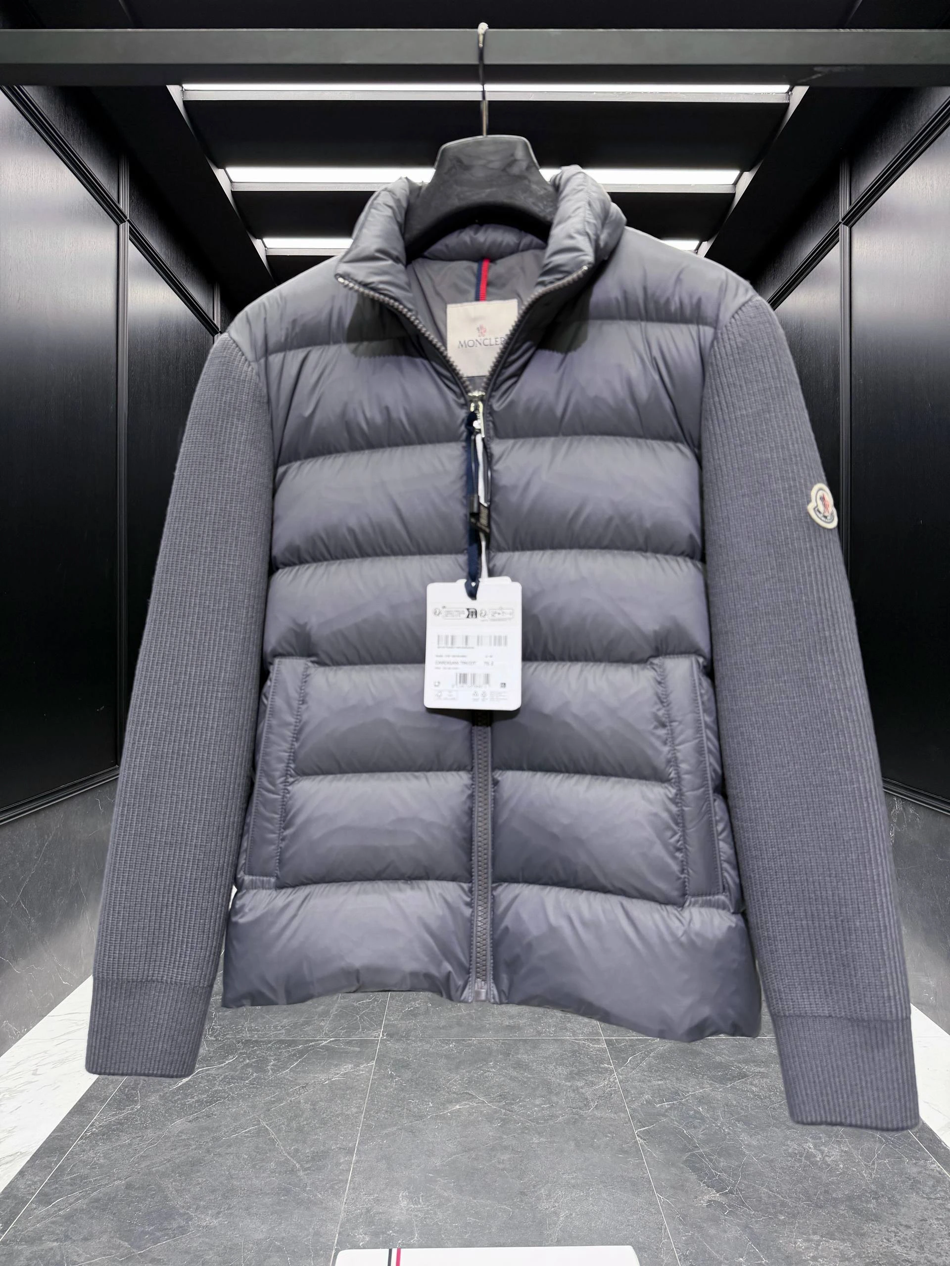 MONCLER Мужская ветровка из натурального пуха 