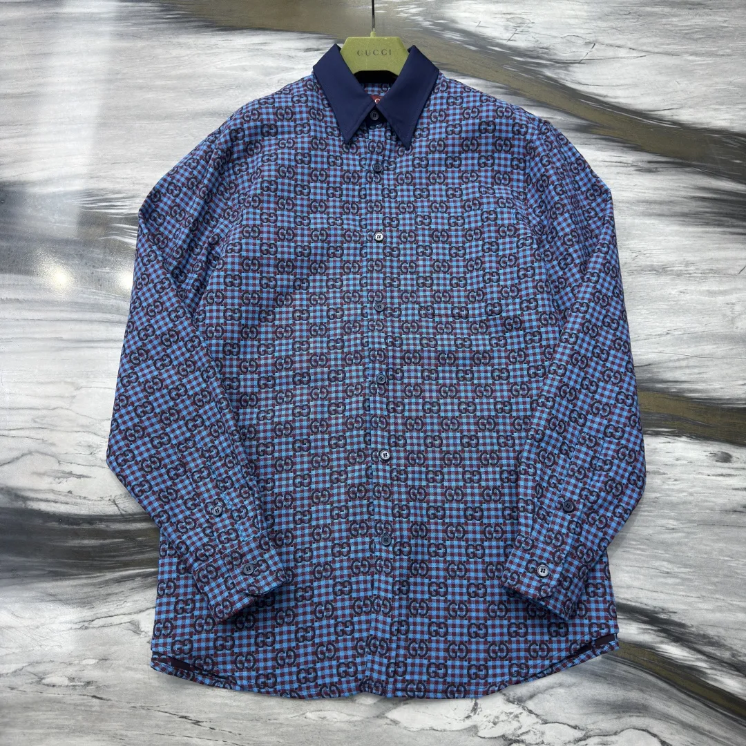 GUCCI Мужская рубашка с узором