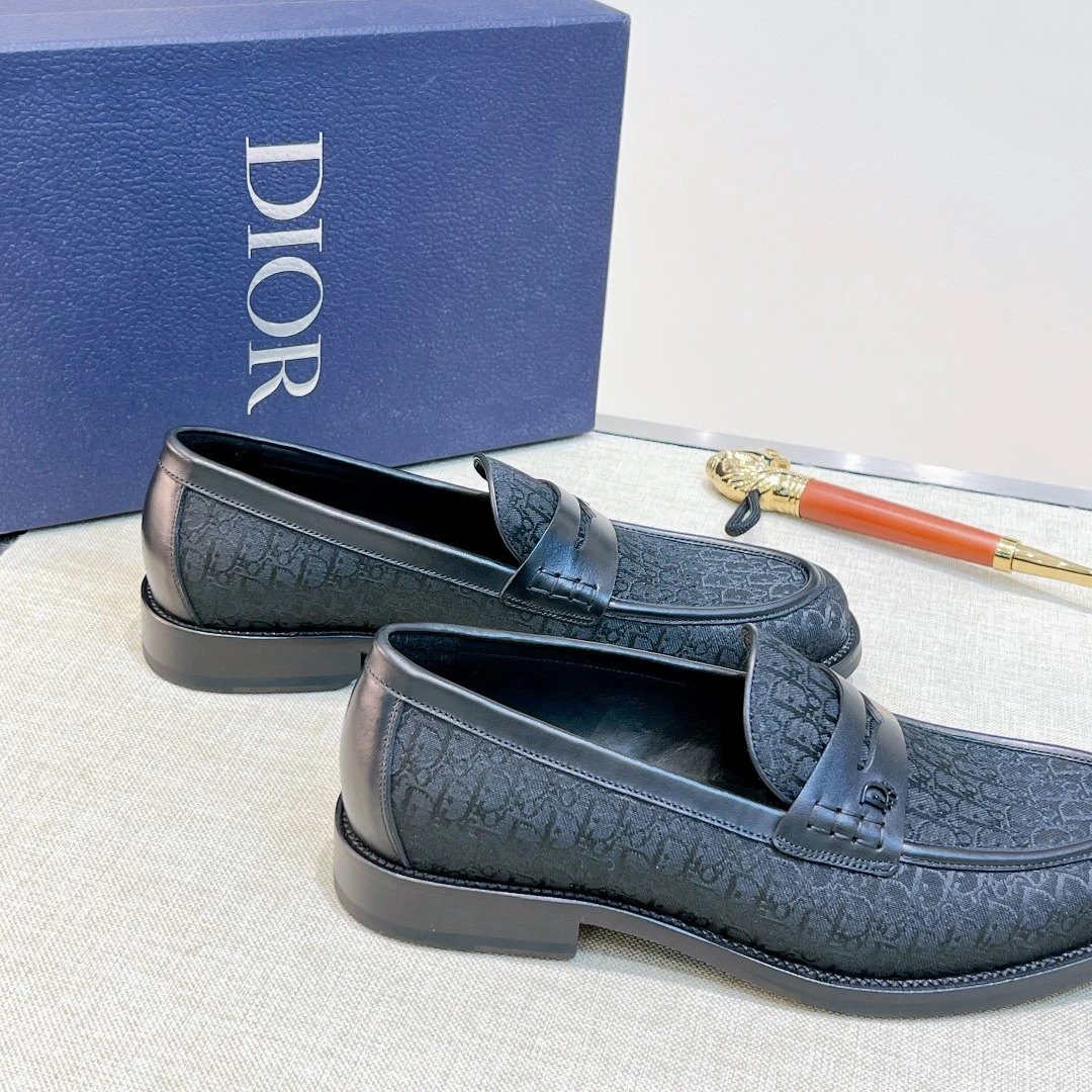 CHRISTIAN DIOR Мужские мокасины Oblique CHRISTIAN DIOR Мужские мокасины Oblique