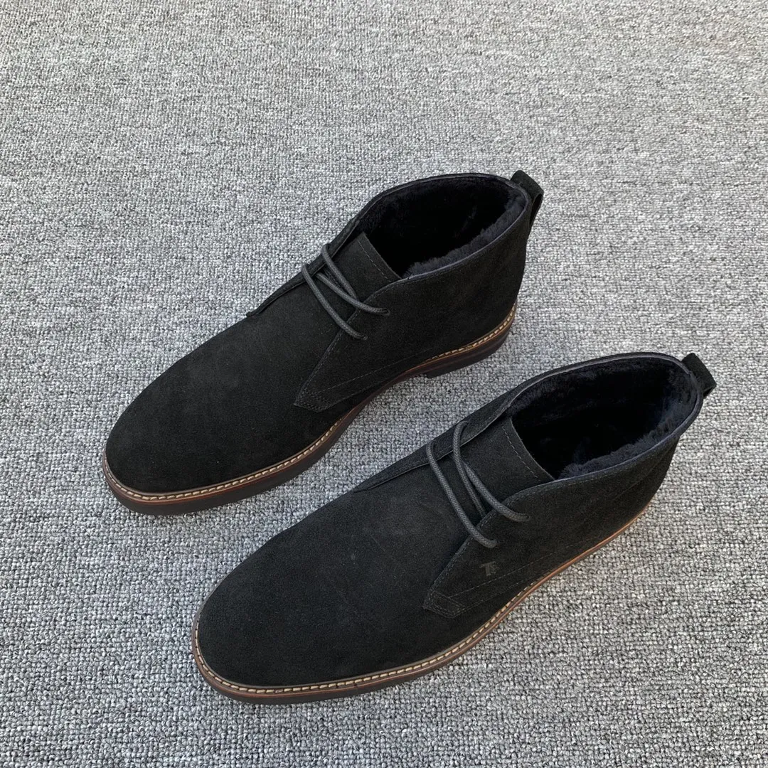 TOD'S Мужские ботинки из замши